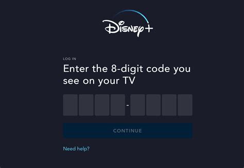 Enter the 8-digit code that appears on your TV screen. Follow the prompts to log into your Disney+ account on your computer or mobile device. Once logged in, you’ll see your TV screen refresh with a successful activation prompt. Select Start Streaming to enjoy Disney+ content on your device. Please note that if you’re ever logged out of the ...